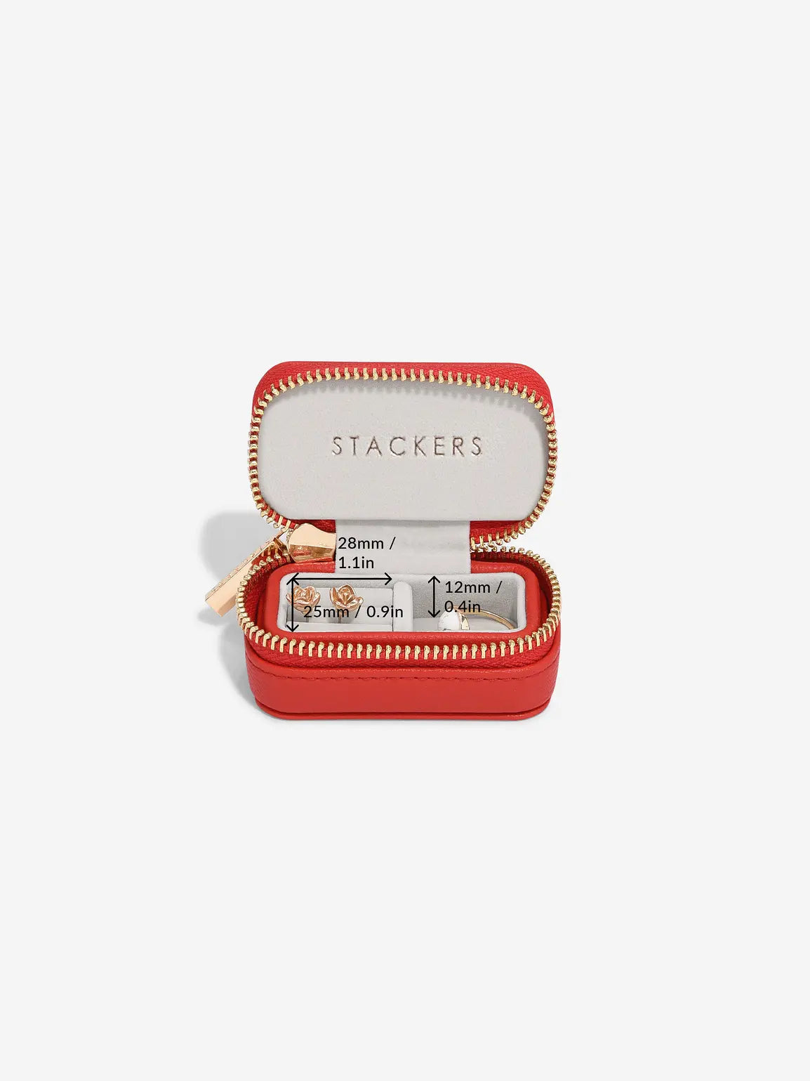 Stackers Petite Juwelendoosje Rood