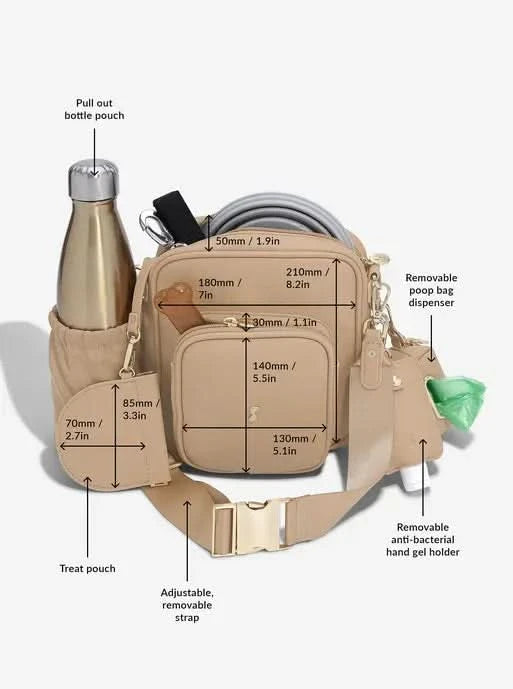 Stackers Hondenwandeltasje Camel - Mystackers
