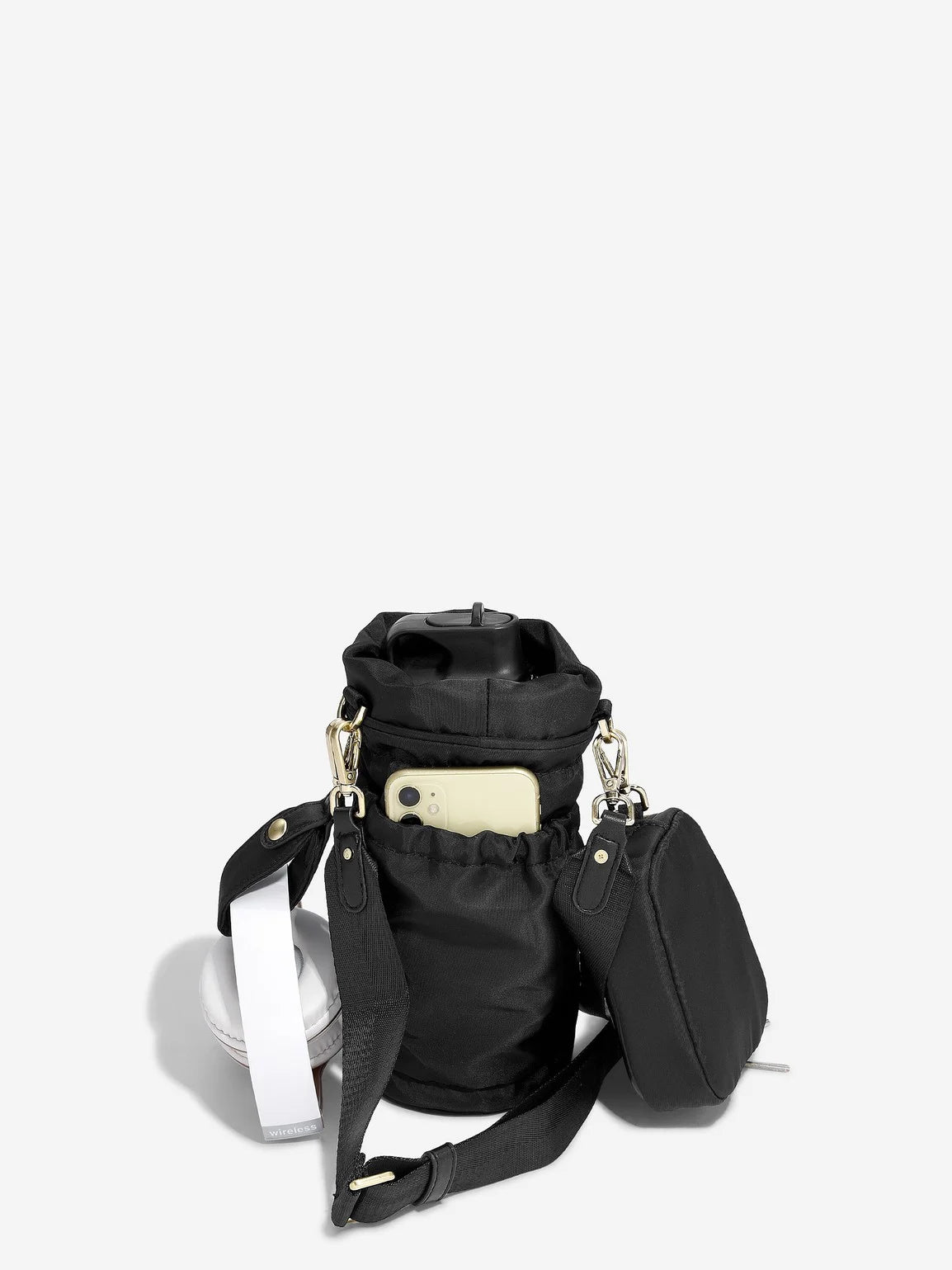 Stackers Flessentas van Gerecycled Nylon Zwart