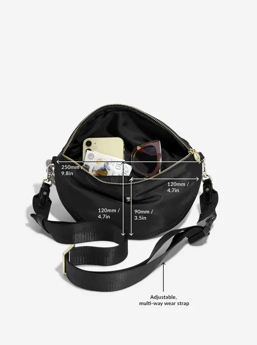 Stackers Heuptas van Gerecycled Nylon Zwart