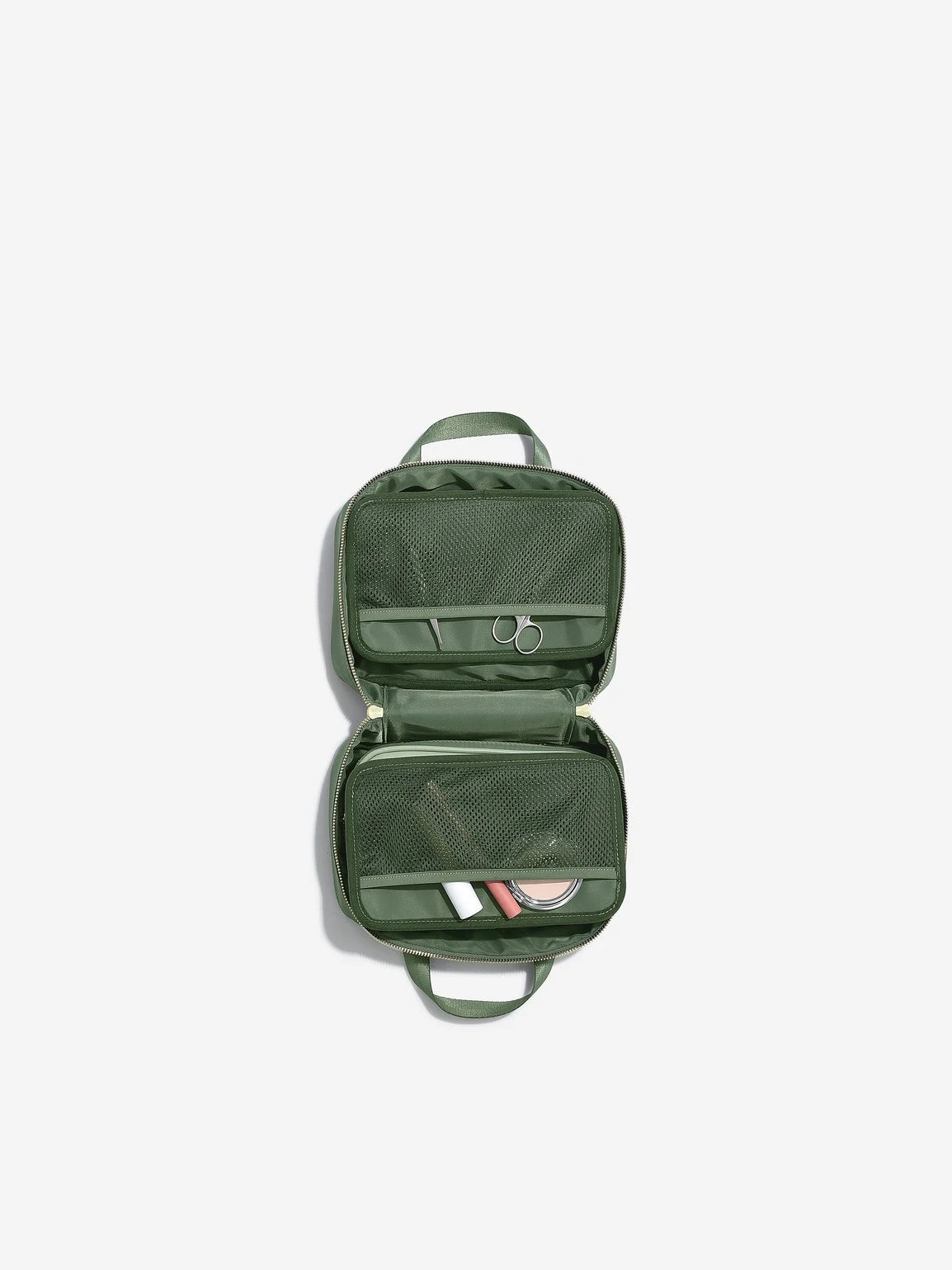 Stackers hangende Toilettas van Gerecycled Nylon Groen