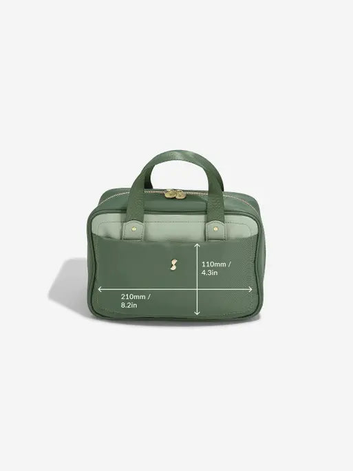 Stackers hangende Toilettas van Gerecycled Nylon Groen