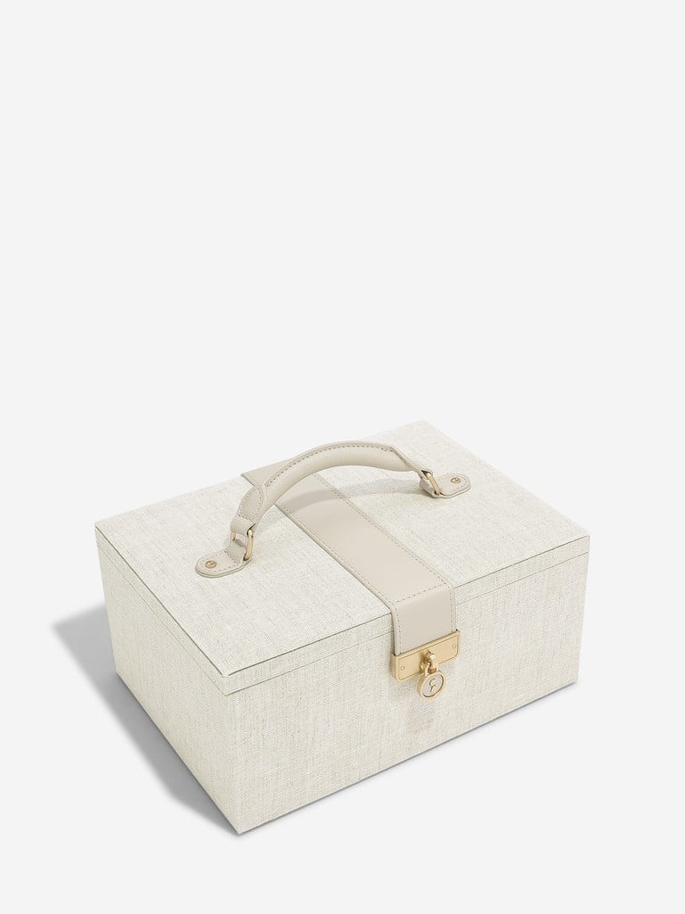 Stackers Luxe Klassieke Juwelendoos Havermout & Linnen