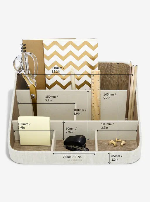 Stackers Bureau Organiser Set Havermout & Linnen
