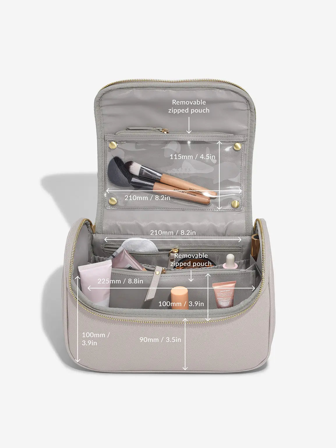 Stackers Grote Cosmeticacase Taupe