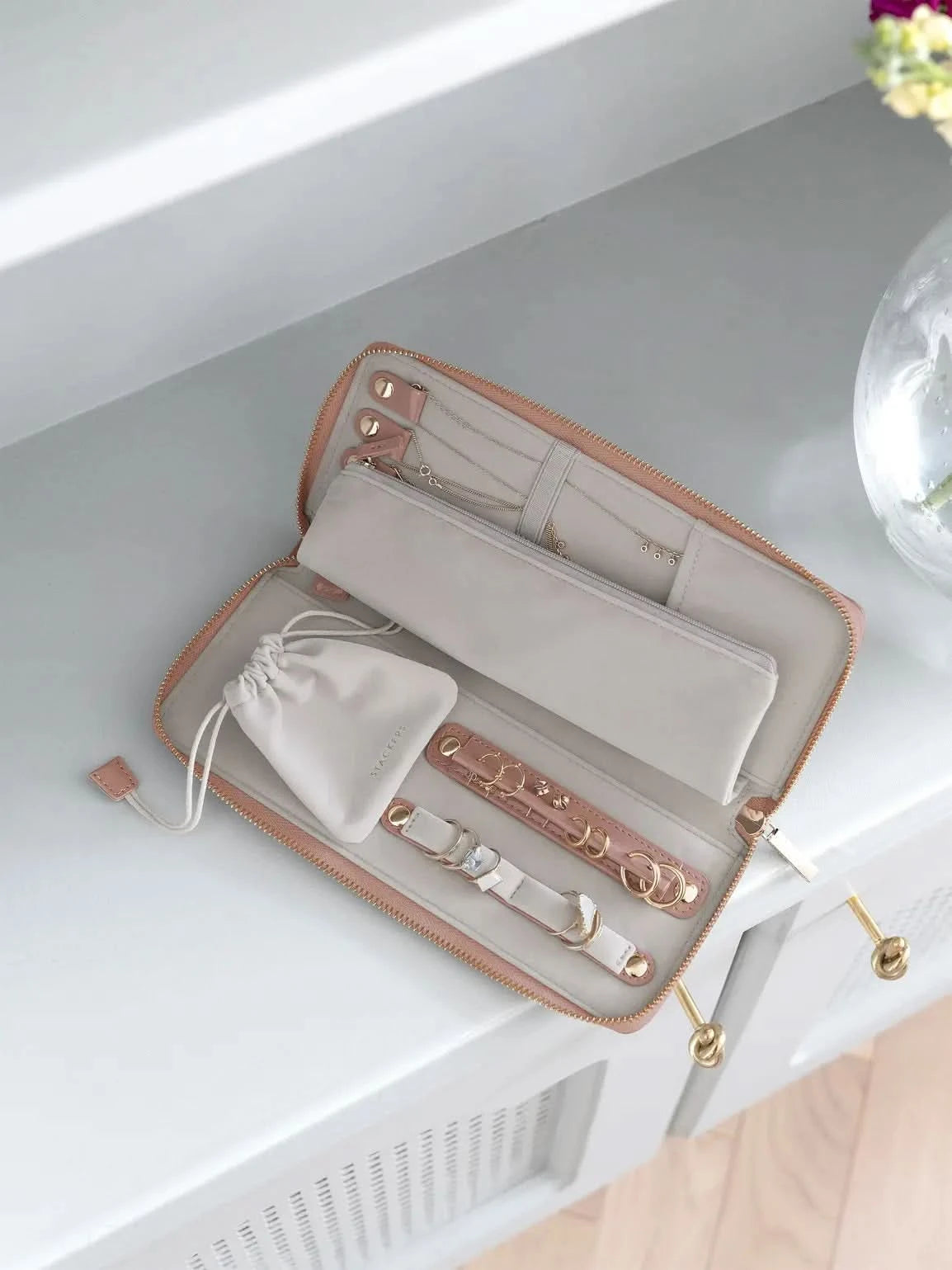 Stackers Jewellery Roll Patent Copper Rose