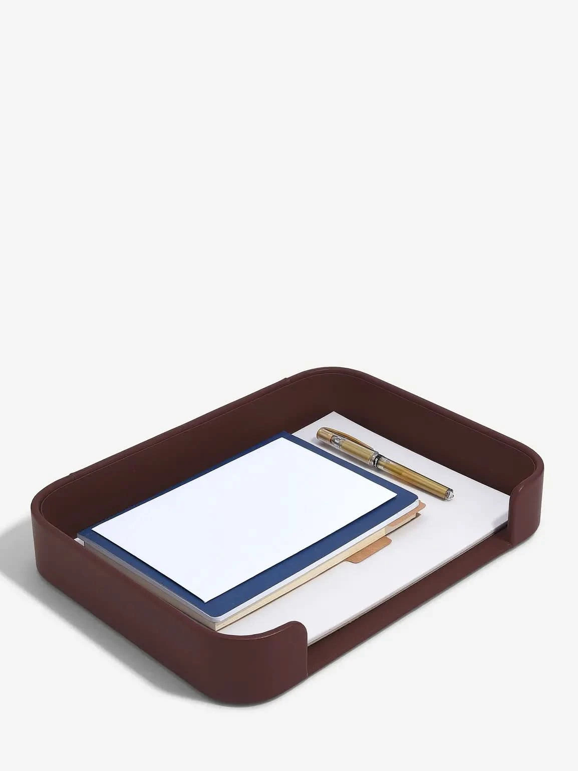 Stackers Bac à documents Rouge Grenat