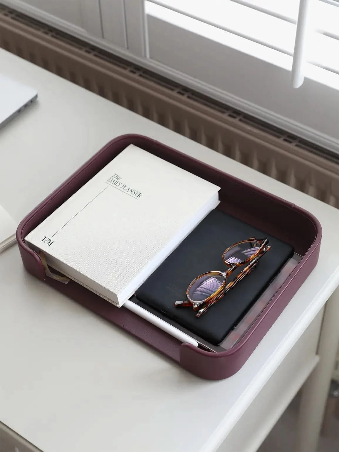 Stackers Letter Tray Garnet Red