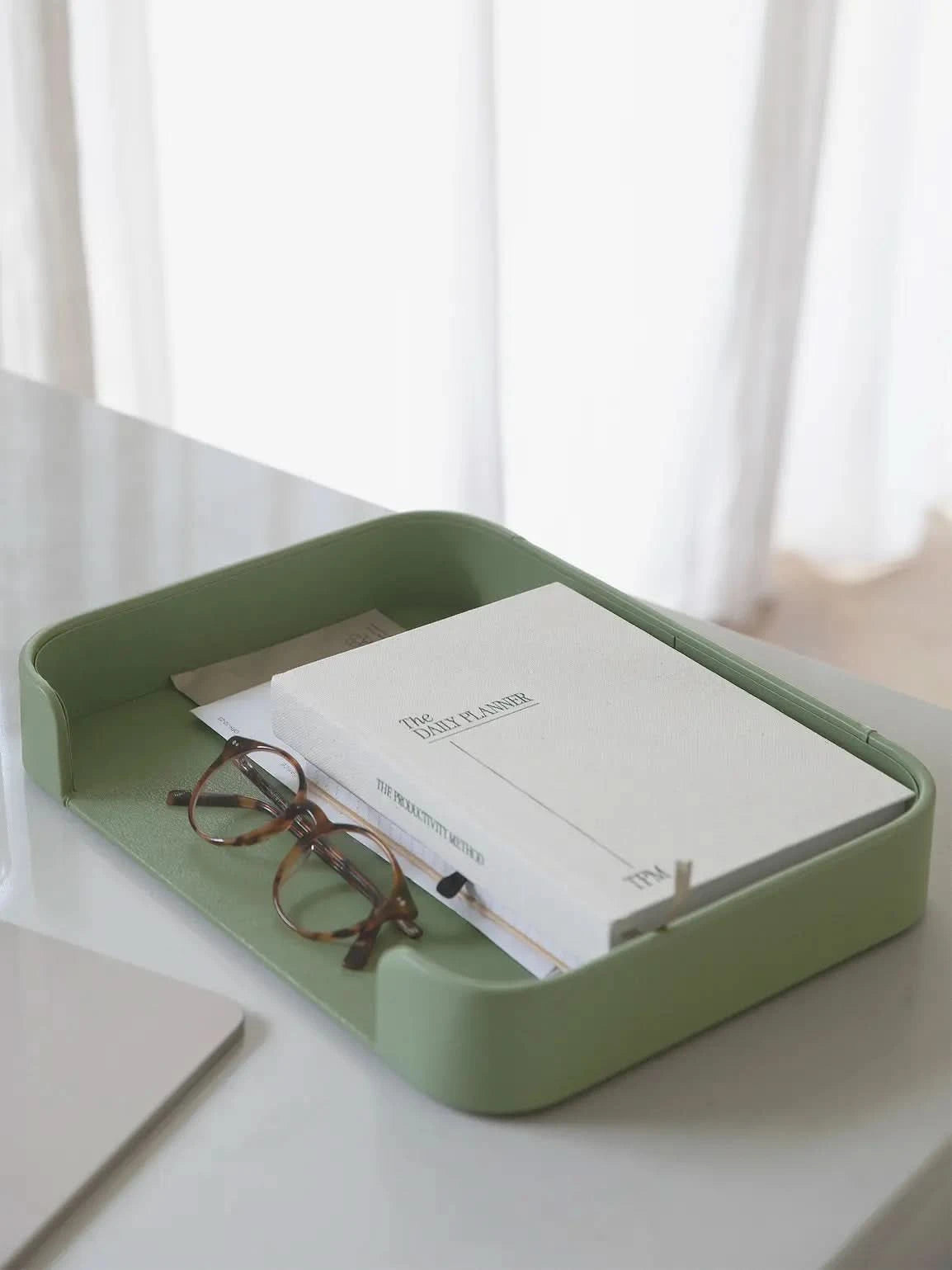 Stackers Letter Tray Pistachio Green