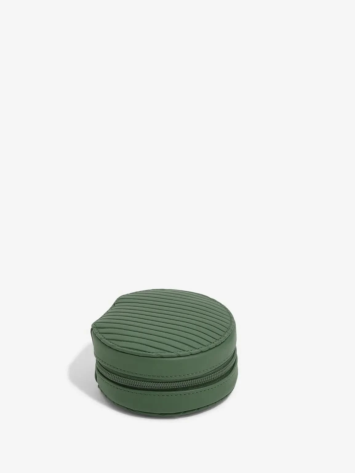 Stackers Ronde Travel Jewellery Box Smaragdgroen - Mystackers