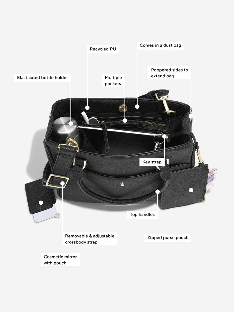 Stackers Kleine Handtas Zwart