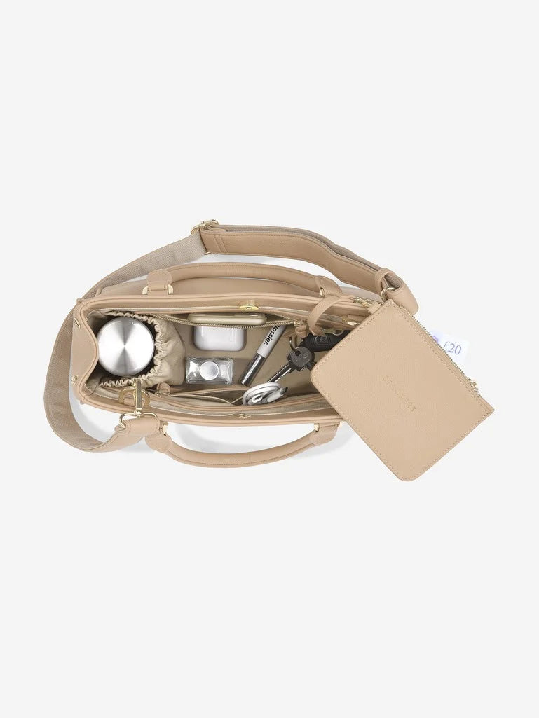 Stackers Kleine Handtas Camel