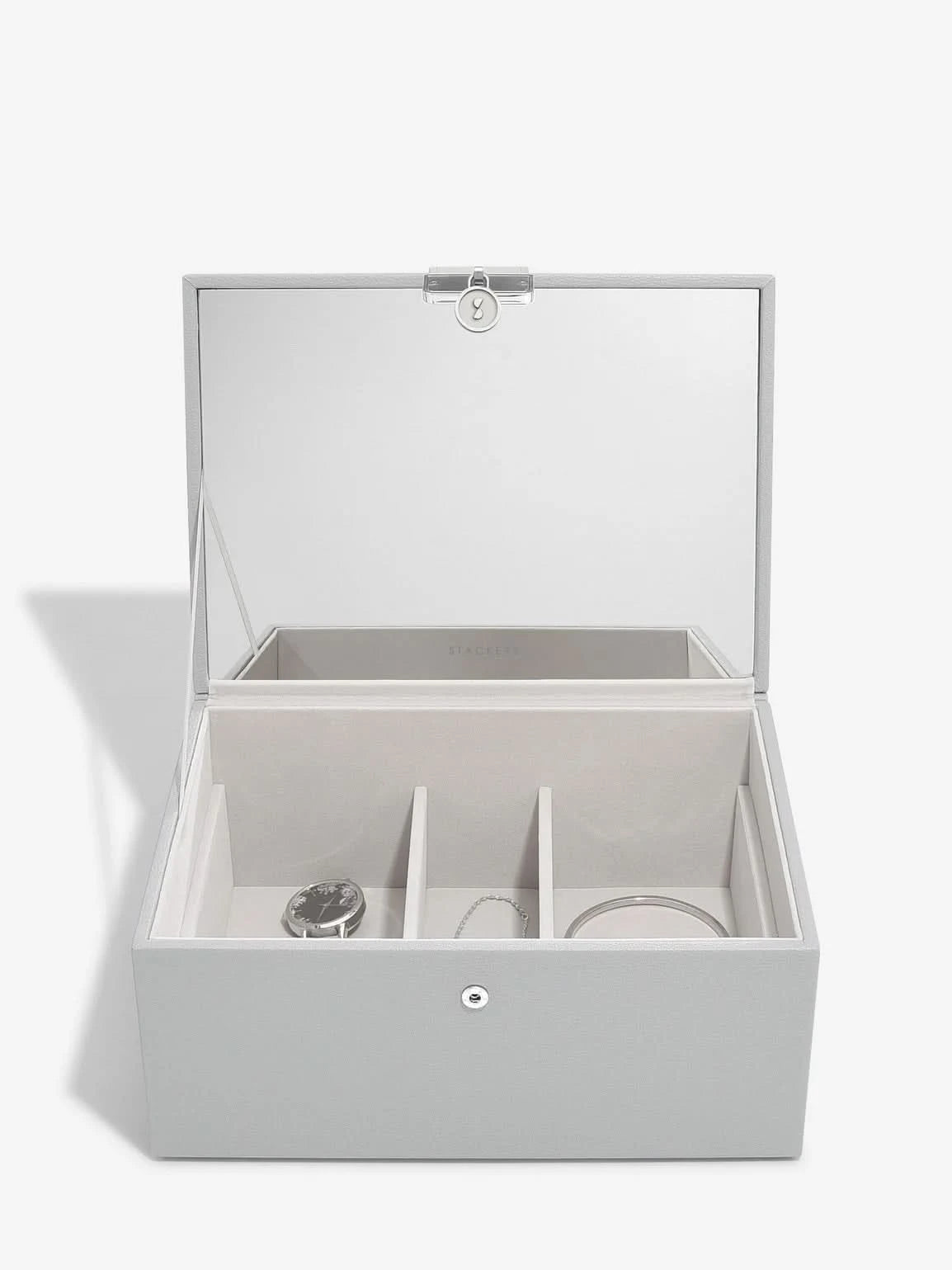 Stackers Luxe Klassieke Juwelendoos Grijs - Mystackers