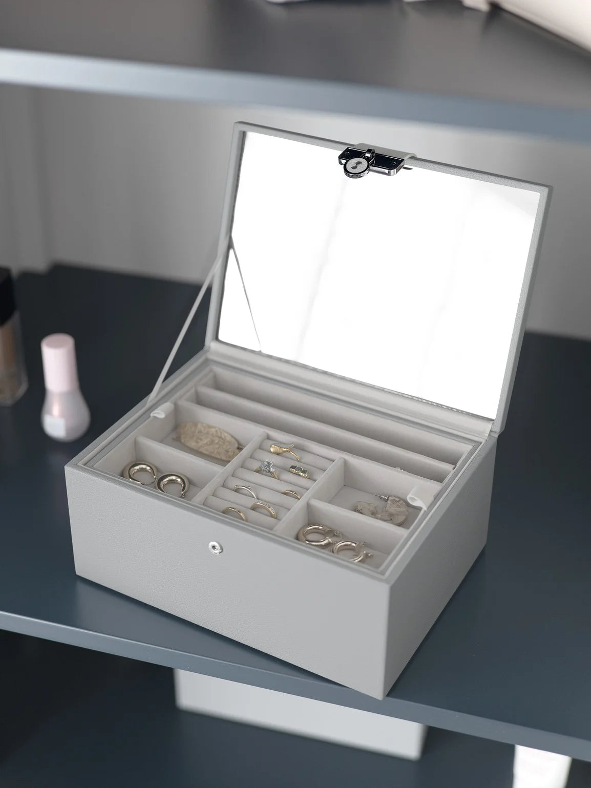 Stackers Luxe Klassieke Juwelendoos Grijs