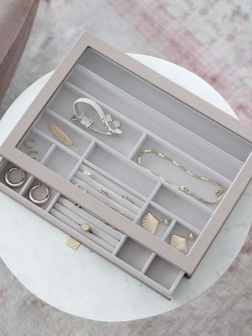 Stackers XL Ringen & Armbandenlade Display Taupe - Mystackers