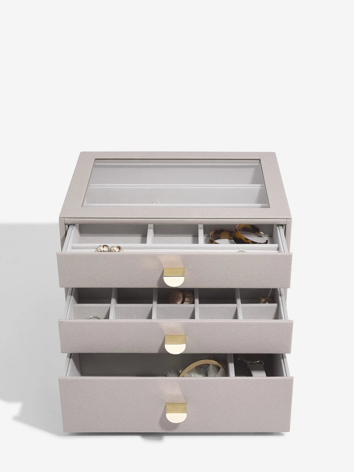 Stackers Klassieke Display Juwelendoos Set van 3 Taupe