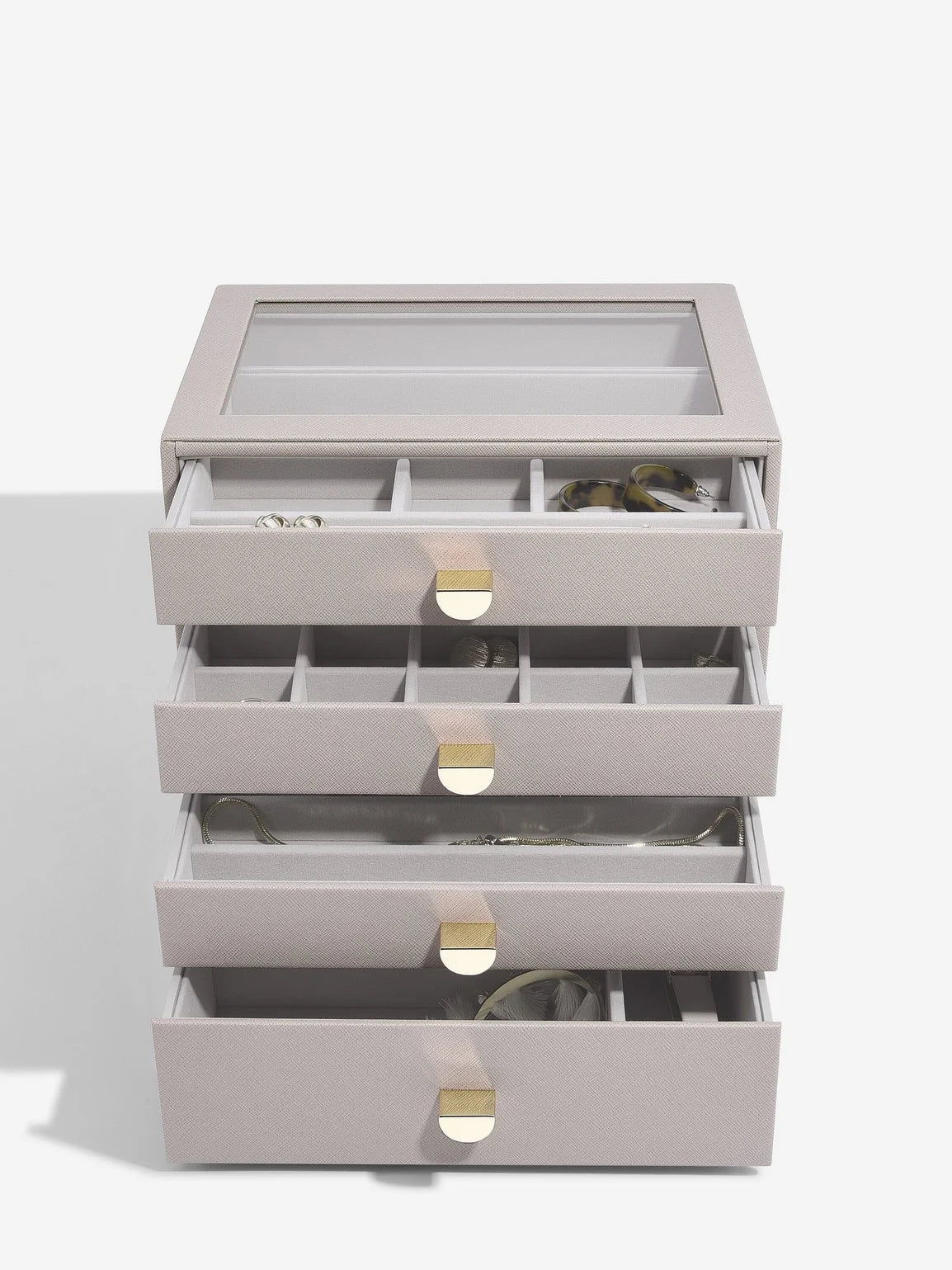Stackers Klassieke Display Juwelendoos Set van 4 Taupe