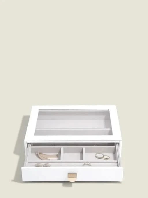 Stackers Klassieke Display Juwelendoos Set van 4 Wit - Mystackers