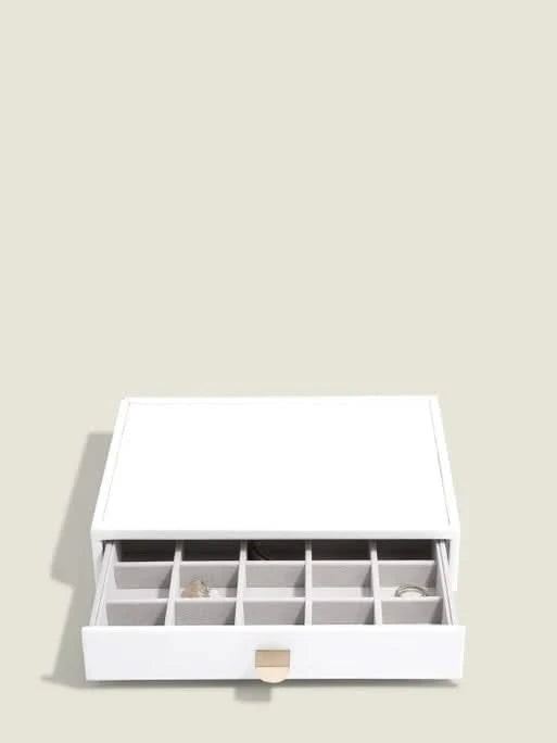 Stackers Klassieke Display Juwelendoos Set van 4 Wit - Mystackers