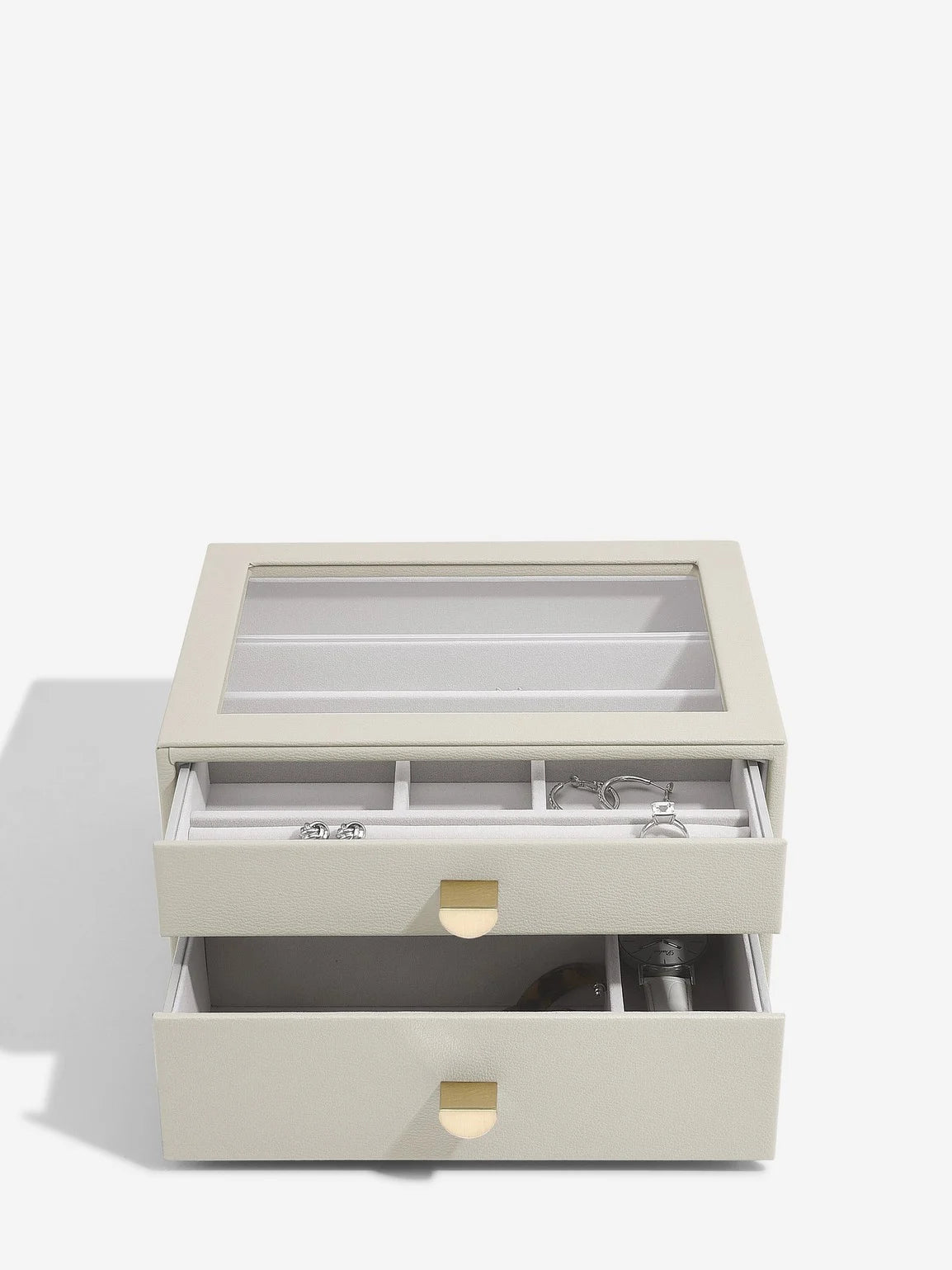 Stackers Klassieke Display Juwelendoos Set van 2 Havermout