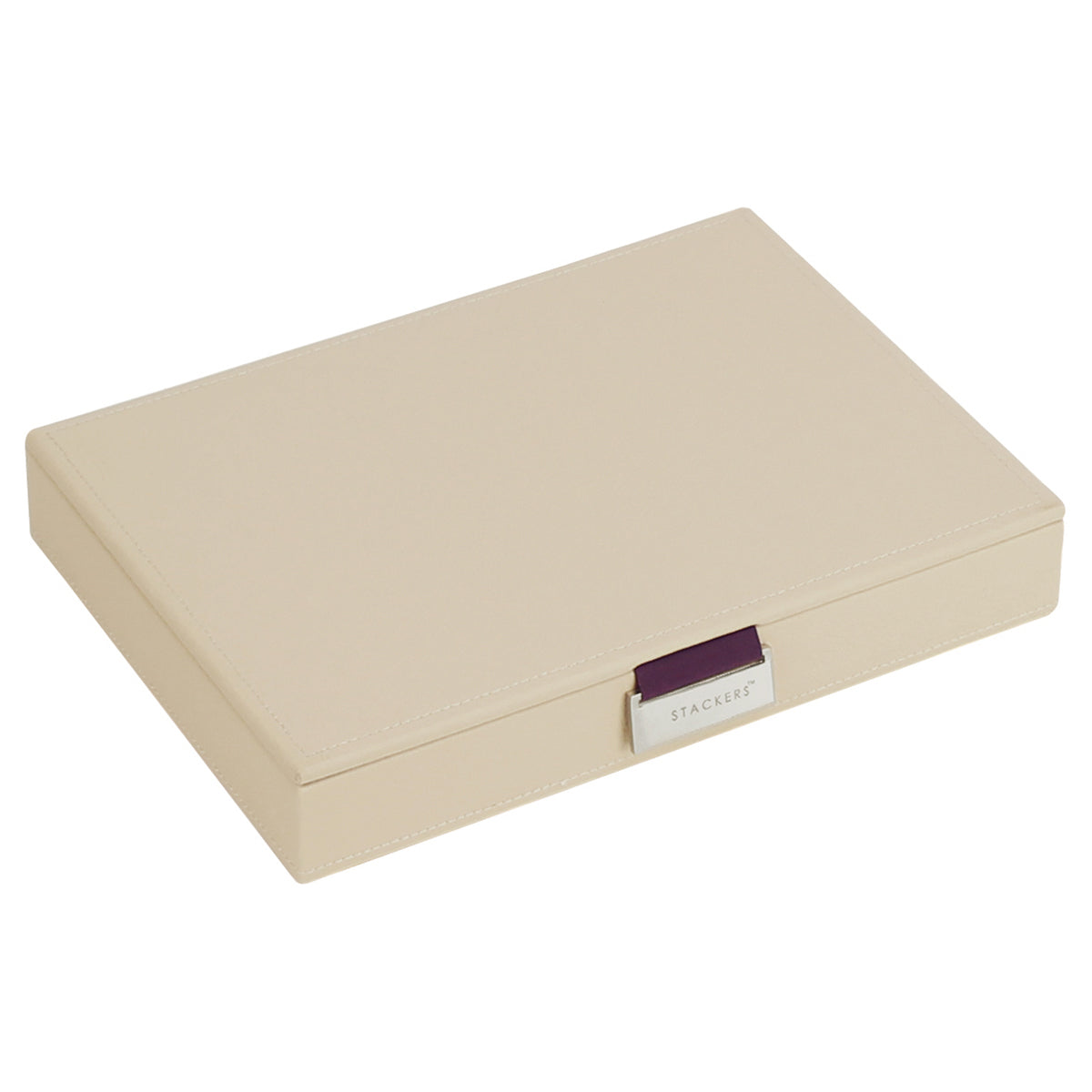 Stackers Deksel voor Klassieke Juwelendoos Beige & Paars