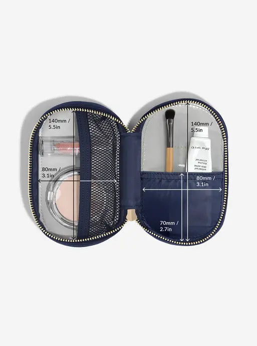 Stackers Compacte Cosmeticacase Marineblauw