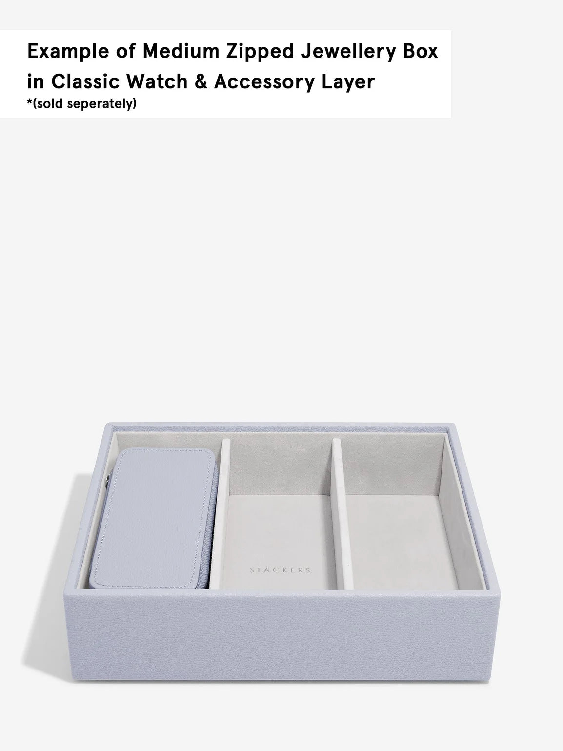 Stackers Medium Travel box Lavender