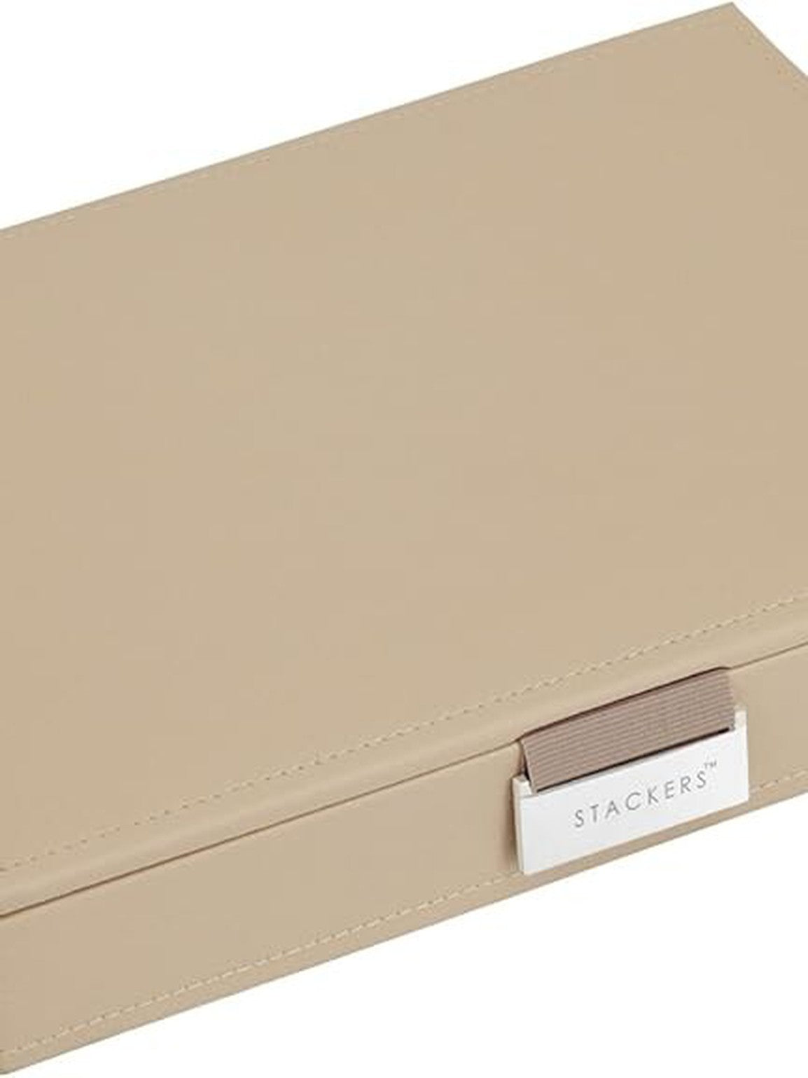 Stackers Deksel voor Klassieke Juwelendoos Beige Gestreept