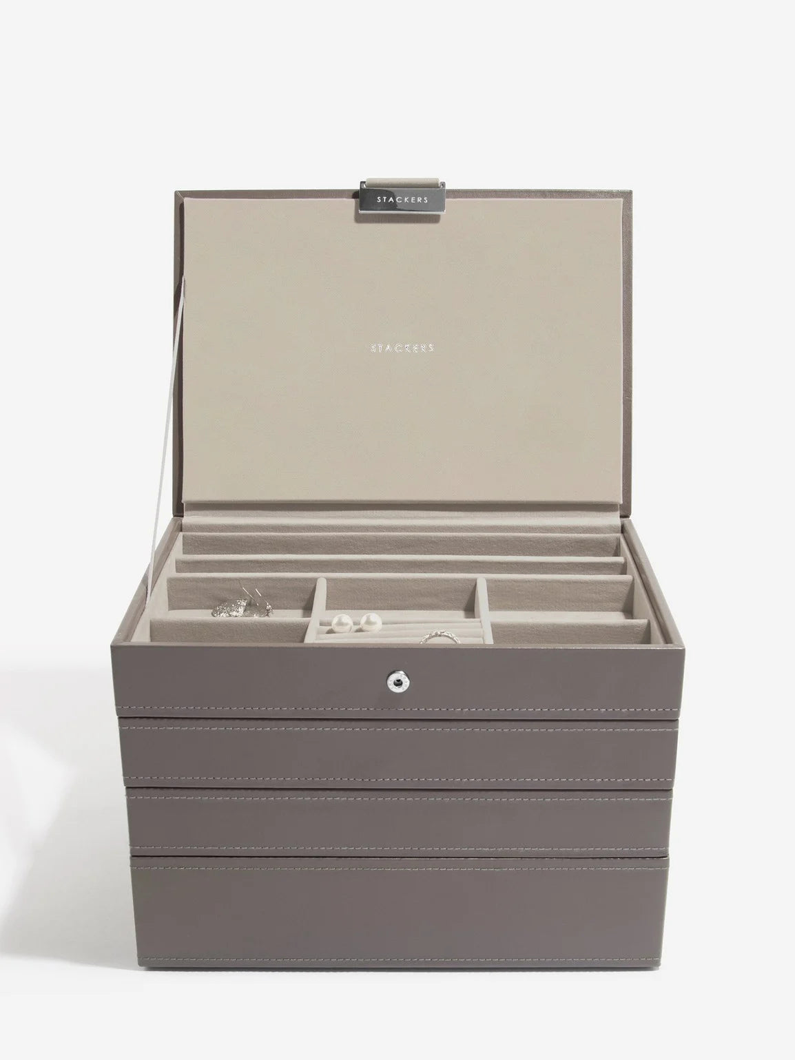 Stackers Classic Jewellery Box Set of 4 Mink