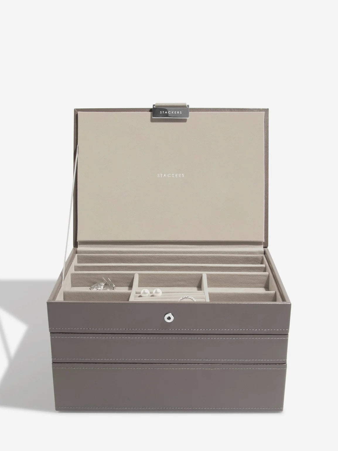 Stackers Classic Jewellery Box Set of 3 Mink