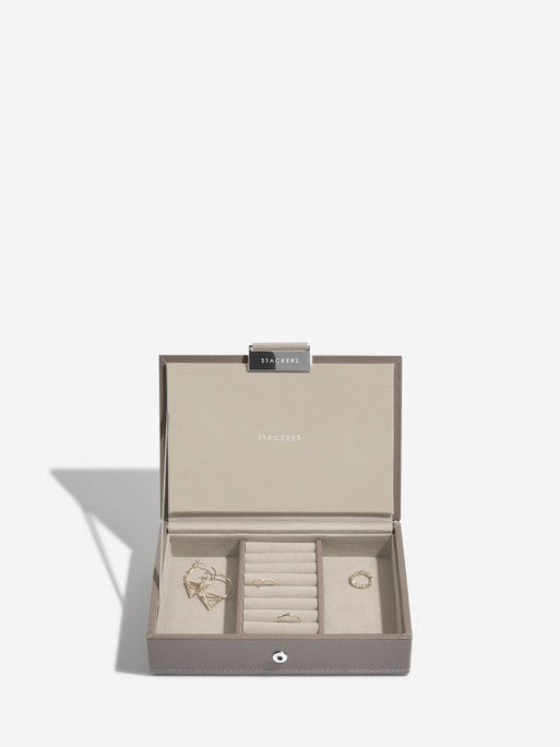 Stackers Lid for Mini Jewelry Box Soft Brown