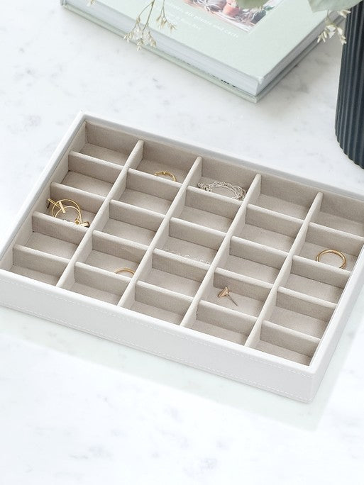 Stackers Small Jewelry Layer for Classic Jewelry Box White