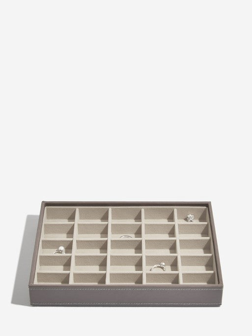 Stackers Small Jewelry Layer for Classic Jewelry Box Soft Brown