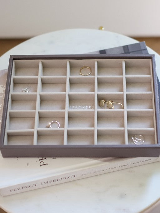 Stackers Small Jewelry Layer for Classic Jewelry Box Soft Brown