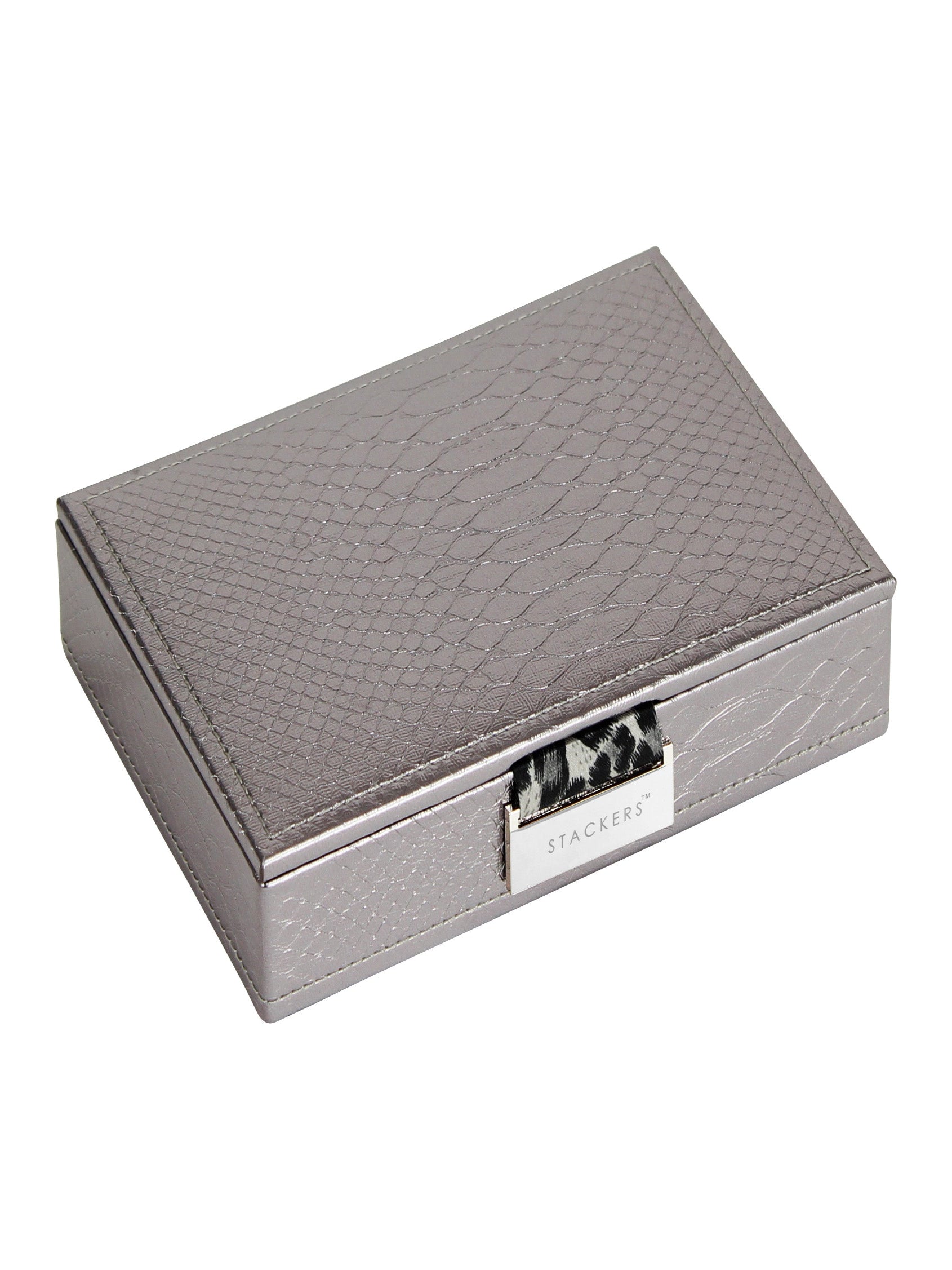 Stackers Deksel voor Mini Juwelendoos Platinum