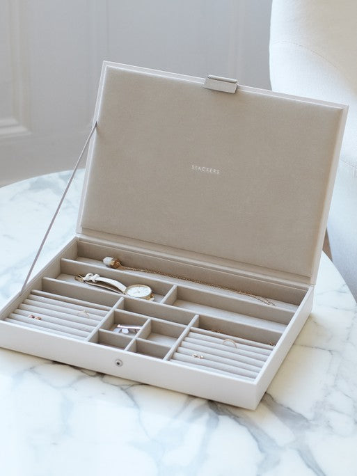 Stackers Lid for XL Jewelry Box White