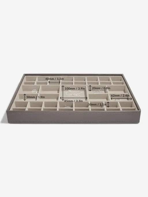 Stackers XL Jewelry Box Set of 3 Soft Brown