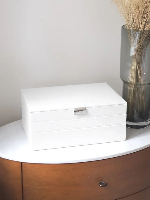 Stackers XL Jewelry Box Set of 3 White