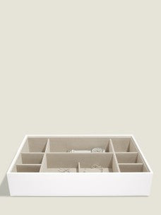 Stackers XL Jewelry Box Set of 3 White