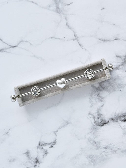 Stackers Charm Bar Soft Brown &amp; White