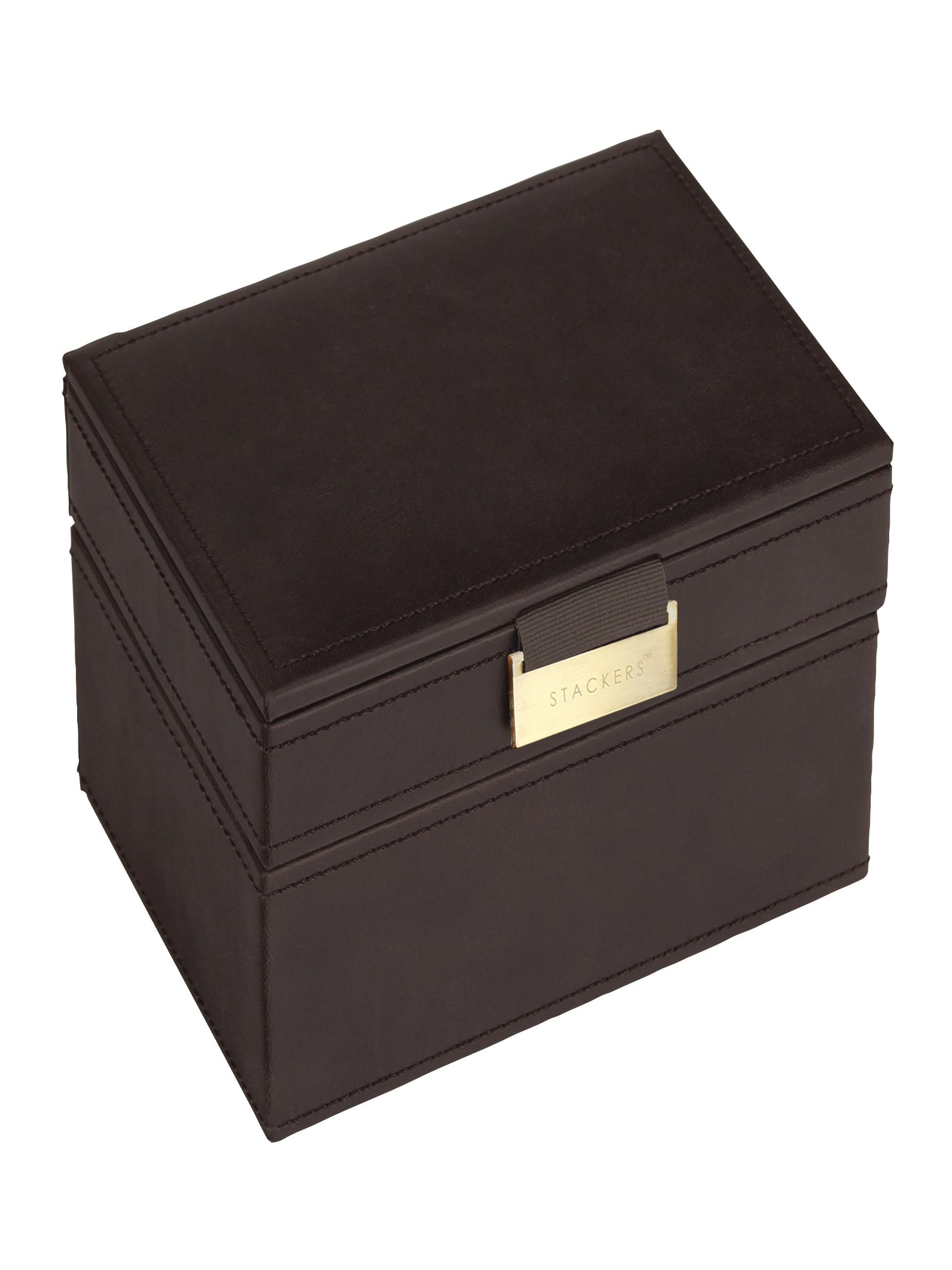 Stackers Mini Juwelendoos Set van 2 Bruin & Kaki