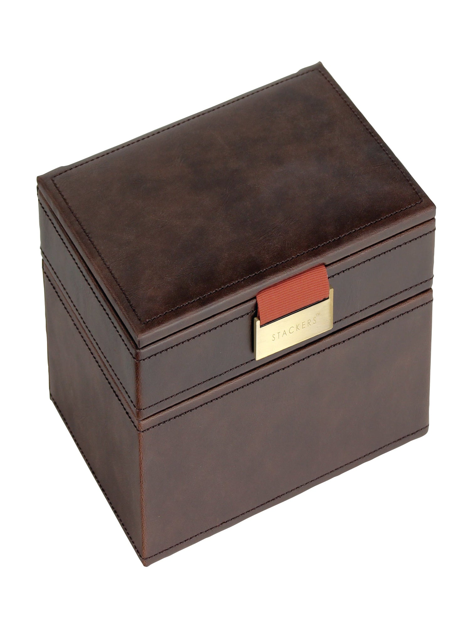 Stackers Mini Juwelendoos Set van 2 Bruin & Oranje