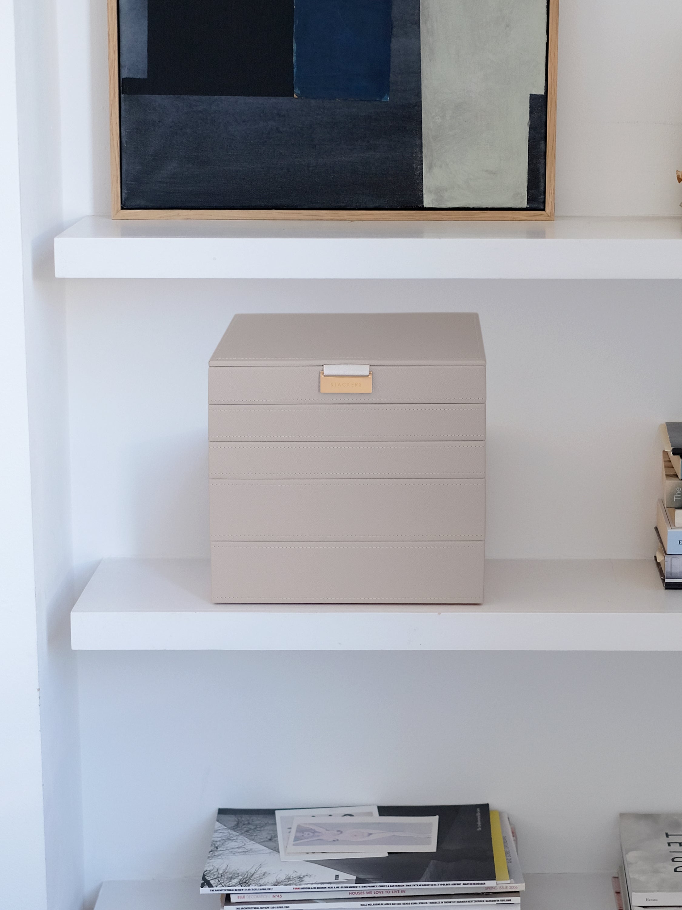 Stackers Klassieke Juwelendoos Set van 5 Taupe