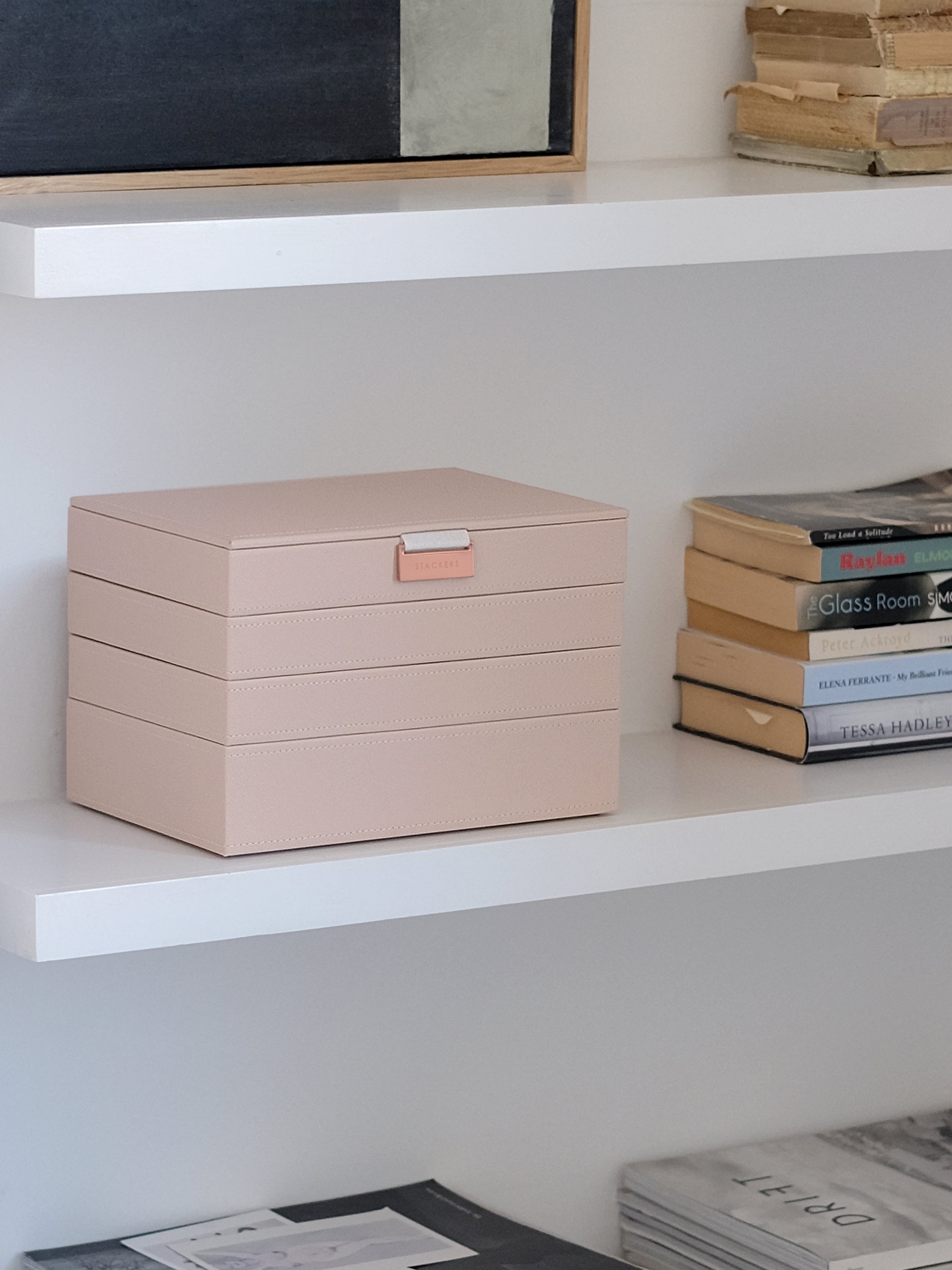 Stackers Klassieke Juwelendoos Set van 4 Roze