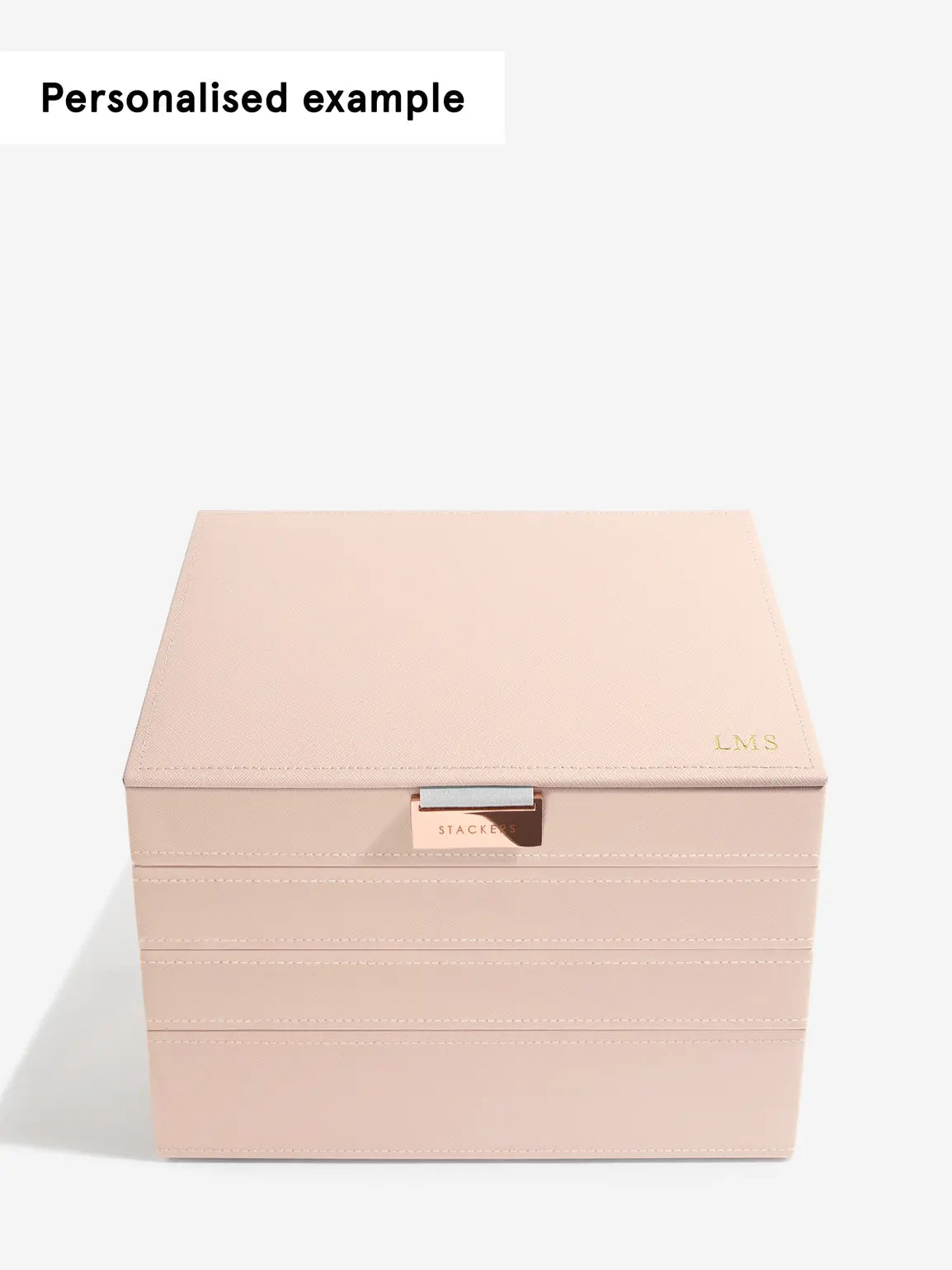 Stackers Classic Jewellery Box Set of 4 Pink