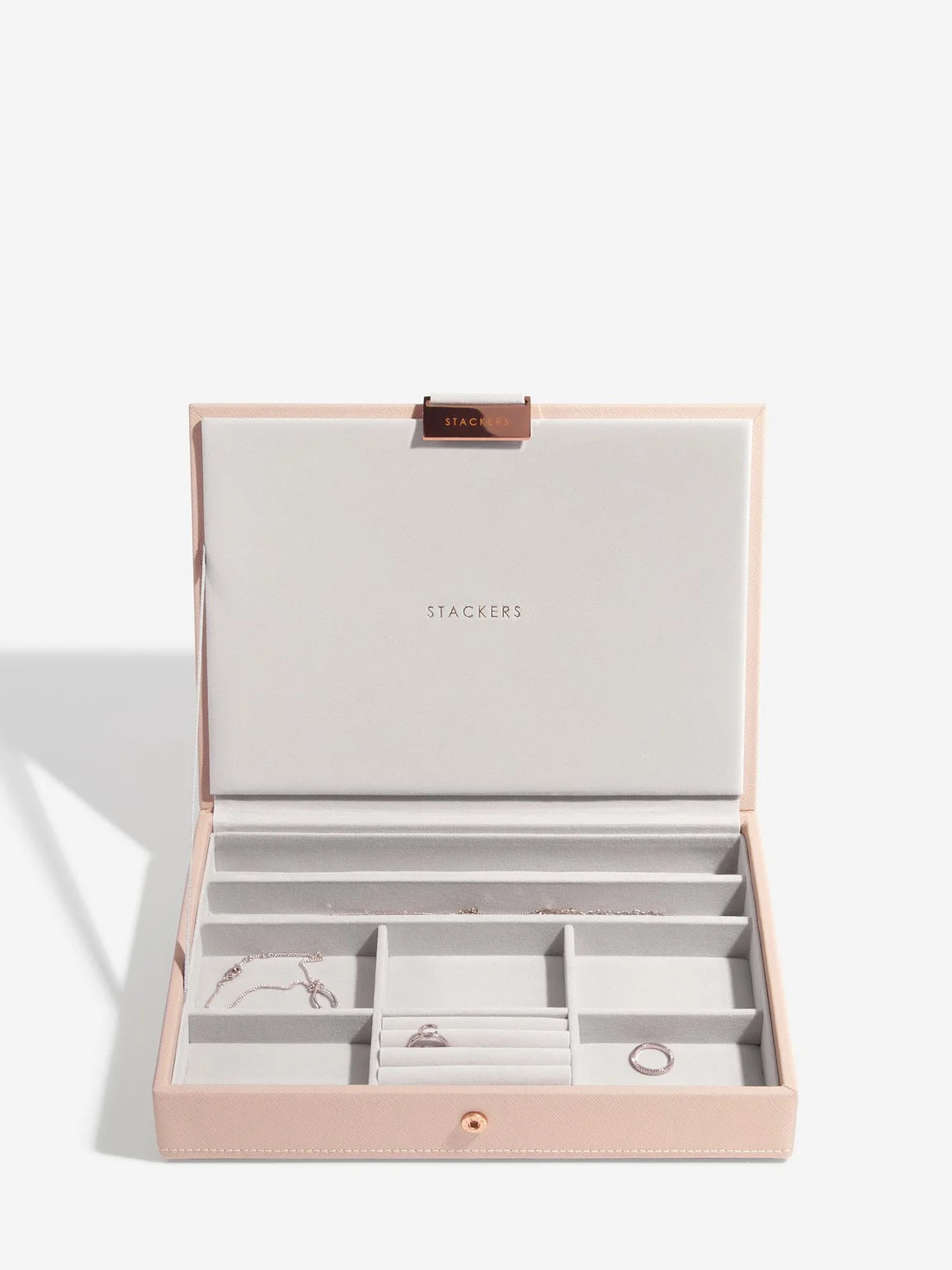 Stackers Classic Jewellery Box Set of 4 Pink