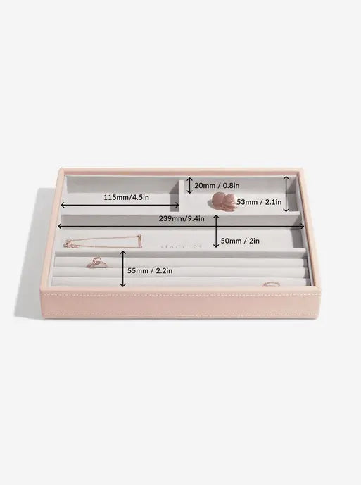 Stackers Classic Jewellery Box Set of 4 Pink