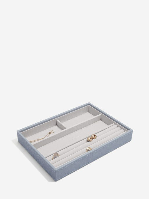 Stackers Ring &amp; Bracelet Layer for Classic Jewelry Box Blue
