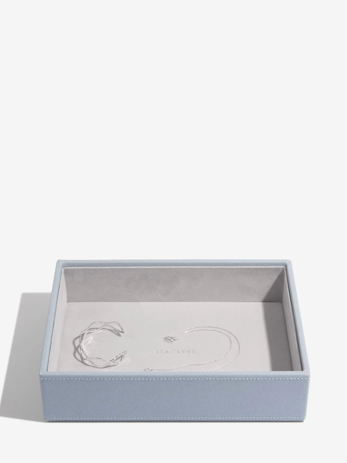 Stackers Deep Jewelry Layer for Classic Jewelry Box Blue