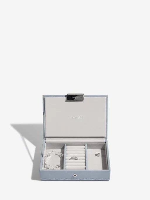 Stackers Lid for Mini Jewelry Box Blue